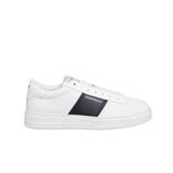 Emporio Armani Kontrast Logolu Yan Bantlı Düşük Spor Ayakkabı X4X570XN840, Siyah, 43 EU
