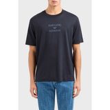Emporio Armani Logo Baskılı Pamuklu Regular Fit Bisiklet Yaka T Shirt Erkek T Shirt EM000780 AF12926 UB118 - Lacivert