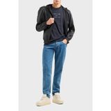 Emporio Armani Logo Baskılı Pamuklu Slim Fit Düşük Bel Normal Paça Jeans Erkek Kot Pantolon EM000668 AF13444 FB054 - Mavi - 31