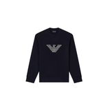 Emporio Armani Logo İşlmeli Streç Pamuklu Regular Fit Bisiklet Yaka Sweat Erkek SWEAT EM002906 AF10013 MB369