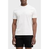 Emporio Armani Logolu % 100 Pamuk Regular Fit Bisiklet Yaka T Shirt Erkek T Shirt EM004583 AF13669 M0306 - Beyaz - 3XL