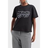 Emporio Armani Logolu% 100 Pamuk Regular Fit T Shirt Bayan T SHİRT 6D2T7H 2J4EZ 0999