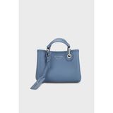 Emporio Armani Logolu Çıkarılabilir Askılı Çanta Bayan Çanta EW000382 AF12036 M8128 - Mavi