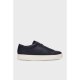 Emporio Armani Logolu Deri Sneaker Ayakkabı Erkek Ayakkabı EM004783 AF20004 U8139 - Lacivert