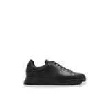 Emporio Armani Logolu Hakiki Deri Kalın Taban Sneaker Ayakkabı Erkek AYAKKABI EM003663 AF18212 MC105