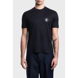 Emporio Armani Logolu Pamuk Karışımlı Regular Fit Bisiklet Yaka T Shirt Erkek T Shirt EM005238 AF10017 UB118 - Lacivert - XL