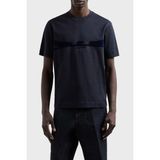 Emporio Armani Logolu Pamuk Regular Fit Bisiklet Yaka T Shirt Erkek T Shirt EM001015 AF13669 UB118 - Lacivert