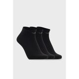 Emporio Armani Logolu Pamuklu 3 Pack Çorap Erkek Çorap EM000550 AF14446 MC061 - S - M - Siyah
