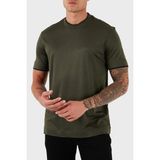 Emporio Armani Logolu Pamuklu Regular Fit Bisiklet Yaka T Shirt Erkek T Shirt EM002939 AF18312 U8120 - Haki