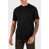 Emporio Armani Logolu Pamuklu Regular Fit Bisiklet Yaka T Shirt Erkek T Shirt EM002939 AF18312 UC001 - Siyah