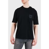 Emporio Armani Logolu Pamuklu Regular Fit Bisiklet Yaka T Shirt Erkek T Shirt EM005247 AF13715 UC001 - Siyah - XL