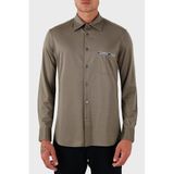 Emporio Armani Logolu Pamuklu Regular Fit Klasik Yaka Gömlek Erkek GÖMLEK EM003055 AF10761 U6189