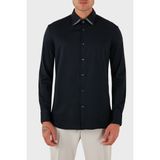 Emporio Armani Logolu Pamuklu Regular Fit Klasik Yaka Gömlek Erkek Gömlek EM003055 AF10761 UB118 - Lacivert