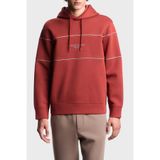 Emporio Armani Logolu Şerit Detaylı Regular Fit Kapüşonlu Sweat Erkek SWEAT EM002885 AF17545 U5035