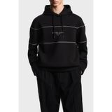 Emporio Armani Logolu Şerit Detaylı Regular Fit Kapüşonlu Sweat Erkek SWEAT EM002885 AF17545 UC001