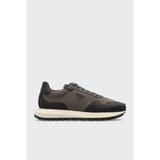 Emporio Armani Logolu Sneaker Ayakkabı Erkek Ayakkabı EM003738 AF19532 M6492 - Kahverengi