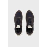 Emporio Armani Logolu Sneaker Ayakkabı Erkek AYAKKABI EM003738 AF19532 M6494 KAHVE-LACİVERT
