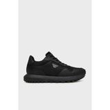 Emporio Armani Logolu Sneaker Ayakkabı Erkek Ayakkabı EM003738 AF19532 MC005 - Siyah