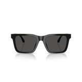 Emporio Armani Mens Ea4262u Evrensel Fit Kare Güneş Gözlüğü, Parlak Siyah/Koyu Gri, 57 mm