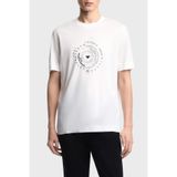 Emporio Armani Pamuk Karışımlı Baskılı Bisiklet Yaka T Shirt Erkek T SHİRT EM004995 AF13747 U0003