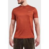 Emporio Armani Pamuk Karışımlı Regular Fit Bisiklet Yaka Logolu T Shirt Erkek T Shirt 8N1TD8 1juvz U5035 - Kırmızı