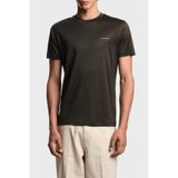 Emporio Armani Pamuk Karışımlı Regular Fit Bisiklet Yaka Logolu T Shirt Erkek T SHİRT 8N1TD8 1JUVZ U8120