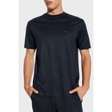 Emporio Armani Pamuk Karışımlı Regular Fit Bisiklet Yaka Logolu T Shirt Erkek T Shirt EM003137 AF10761 UB118 - Lacivert