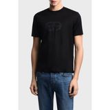 Emporio Armani Pamuk Karışımlı Regular Fit Bisiklet Yaka T Shirt Erkek T Shirt EM004581 AF10017 UC001 - Siyah - 2XL