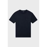 Emporio Armani Pamuk Karışımlı Regular Fit Bisiklet Yaka T Shirt Erkek T Shirt EM004585 AF10017 UB118 - Lacivert