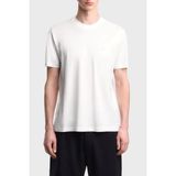 Emporio Armani Pamuk Karışımlı Regular Fit Bisiklet Yaka T Shirt Erkek T Shirt EM005491 AF24839 U0003 - Beyaz - XL