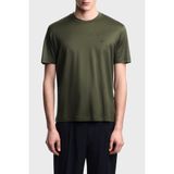 Emporio Armani Pamuk Karışımlı Regular Fit Bisiklet Yaka T Shirt Erkek T Shirt EM005491 AF24839 U8121 - Haki