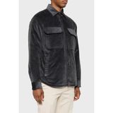 Emporio Armani Pamuk Karışımlı Regular Fit Kadife Ceket Erkek Ceket 6D1CN0 1nucz 0842 - Antrasit - 50