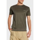 Emporio Armani Pamuk Karışımlı Regular Fit Logolu Bisiklet Yaka T Shirt Erkek T Shirt 8N1TD8 1juvz U7042 - Haki - 2XL