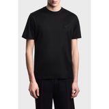 Emporio Armani Pamuk Karışımlı Regular Fit Logolu Bisiklet Yaka T Shirt Erkek T Shirt EM004585 AF10017 UC001 - Siyah
