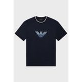 Emporio Armani Pamuk Karışımlı Slim Fit Bisiklet Yaka T Shirt Erkek T SHİRT EM005271 AF10017 UB118