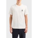 Emporio Armani Pamuk Relaxed Fit Bisiklet Yaka T Shirt Erkek T Shirt EM001068 AF12926 U0003 - Beyaz - XL