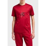 Emporio Armani Pamuklu Karışımlı Regular Fit Bisiklet Yaka T Shirt Erkek T SHİRT EM001702 AF10017 U5078