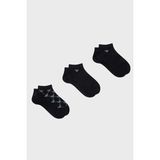 Emporio Armani Pamuklu Logolu 3 Pack Çorap Erkek Çorap EM000550 AF20653 MC061 - S - M - Siyah