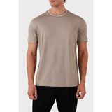 Emporio Armani Pamuklu Logolu Regular Fit Bisiklet Yaka T Shirt Erkek T Shirt 6D1T95 1josz 0144 - Bej - XL