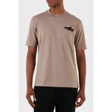 Emporio Armani Pamuklu Logolu Regular Fit Bisiklet Yaka T Shirt Erkek T Shirt 6D1TD7 1jocz 0150 - 2XL - Bej
