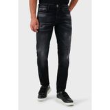 Emporio Armani Pamuklu Logolu Slim Fit Normal Bel Jeans Erkek Kot Pantolon 6D1J75 1D46Z 0006 - Siyah - 31