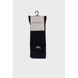 Emporio Armani Pamuklu Logolu Uzun 3 Pack Çorap Erkek Çorap EM000554 AF14446 MB082 - Mavi - Standart