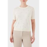 Emporio Armani Pamuklu Regular Fit Bisiklet Yaka Kazak Bayan KAZAK EW004398 AF15106 U1058
