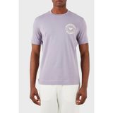 Emporio Armani Pamuklu Regular Fit Bisiklet Yaka T Shirt Erkek T Shirt 3D1Tg8 1Jocz 08A9 - Lila - XL