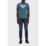 Emporio Armani Pamuklu Regular Fit Bisiklet Yaka T-Shirt Erkek T-Shirt 8N1TN5 1jpzz 07A3 - Petrol