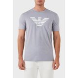 Emporio Armani Pamuklu Regular Fit Bisiklet Yaka T Shirt Erkek T Shirt 8N1TN5 1jpzz 08C3 - Lila - 2XL