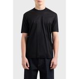 Emporio Armani Pamuklu Regular Fit Bisiklet Yaka T Shirt Erkek T Shirt EM001023 AF13747 MC203 - Siyah