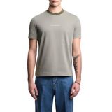 Emporio Armani Pamuklu Regular Fit Logo Baskılı Bisiklet Yaka T Shirt Erkek T SHİRT EM005257 AF13715 U8049