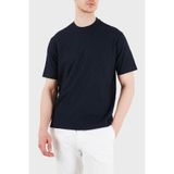 Emporio Armani Pamuklu Regular Fit Logolu Bisiklet Yaka Jakarlı T Shirt Erkek T SHİRT EM005699 AF25298 UB109