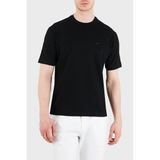 Emporio Armani Pamuklu Regular Fit Logolu Bisiklet Yaka Jakarlı T Shirt Erkek T SHİRT EM005699 AF25298 UC001
